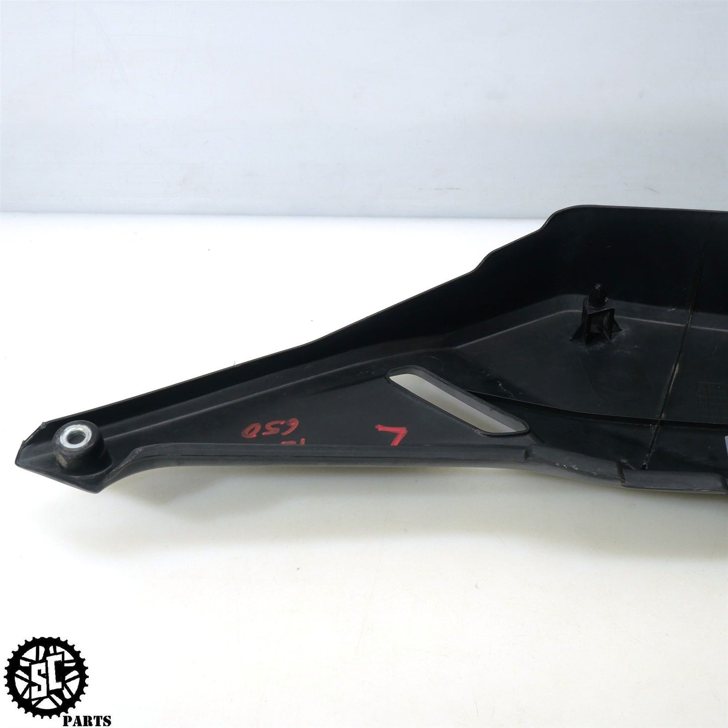 2012 KAWASAKI KLR 650 KL LEFT SEAT FAIRING COVER 36001-0098-6C K50