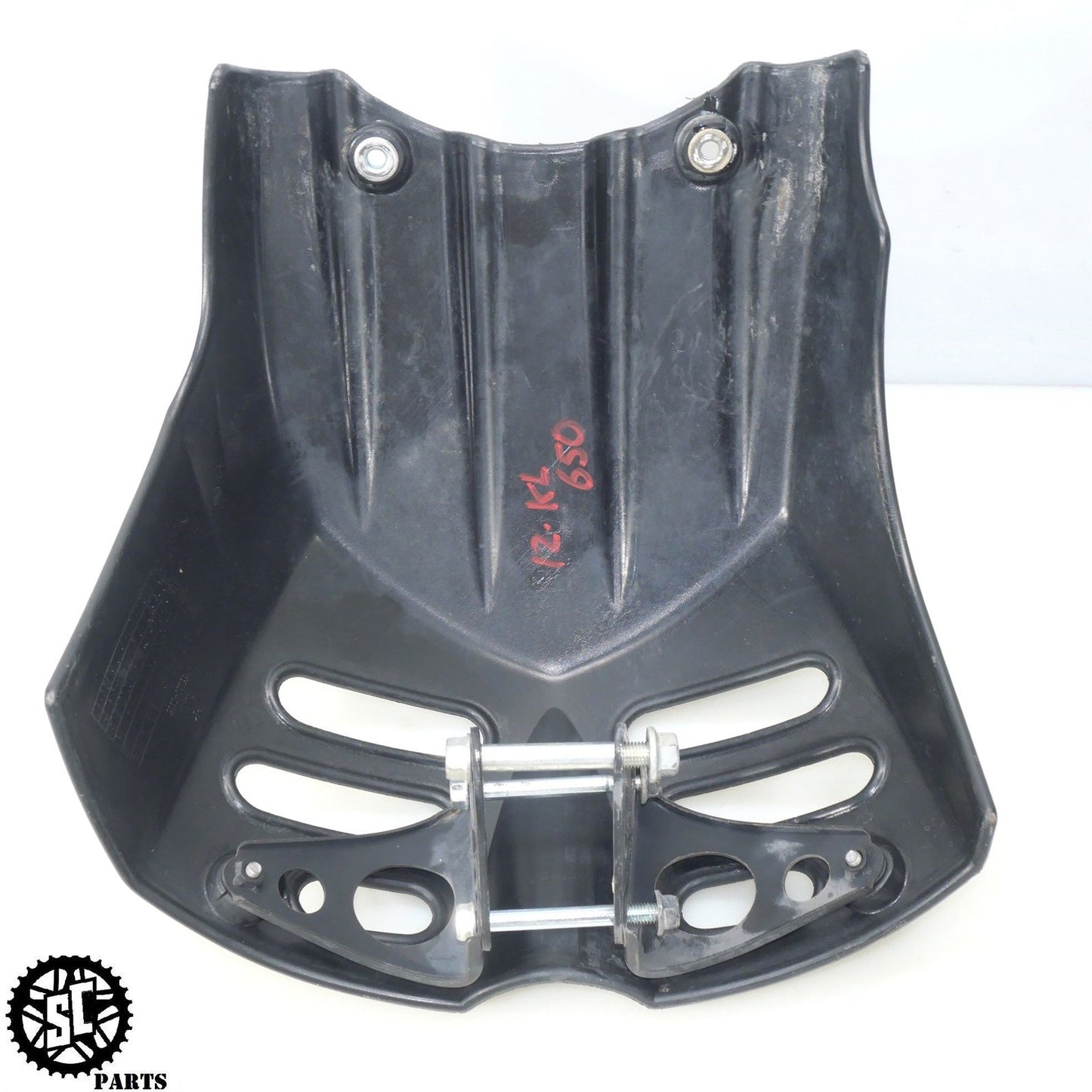 2012 KAWASAKI KLR 650 KL SKID PLATE BRACKET 55020-0235 K50