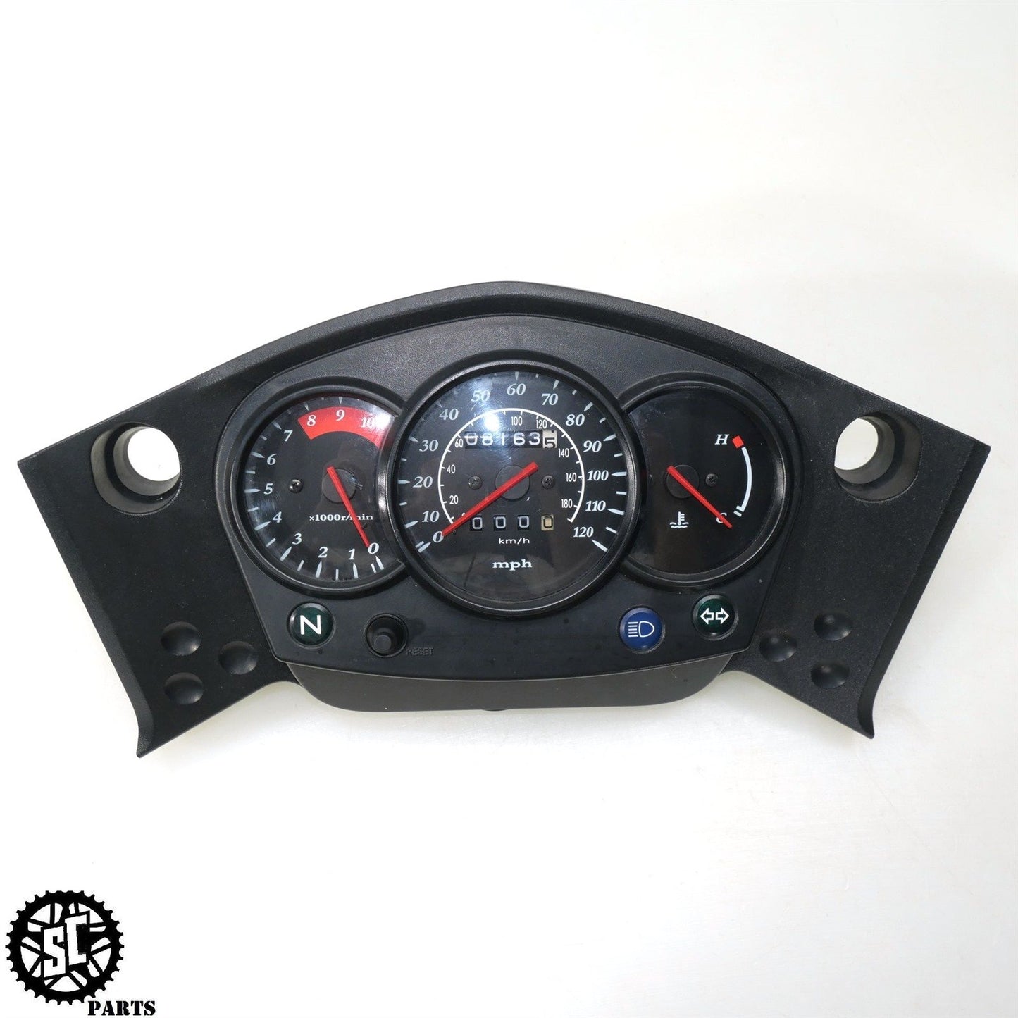 2012 KAWASAKI KLR 650 KL SPEEDOMETER INSTRUMENT GAUGE CLUSTER 8K 25031-0853 K50