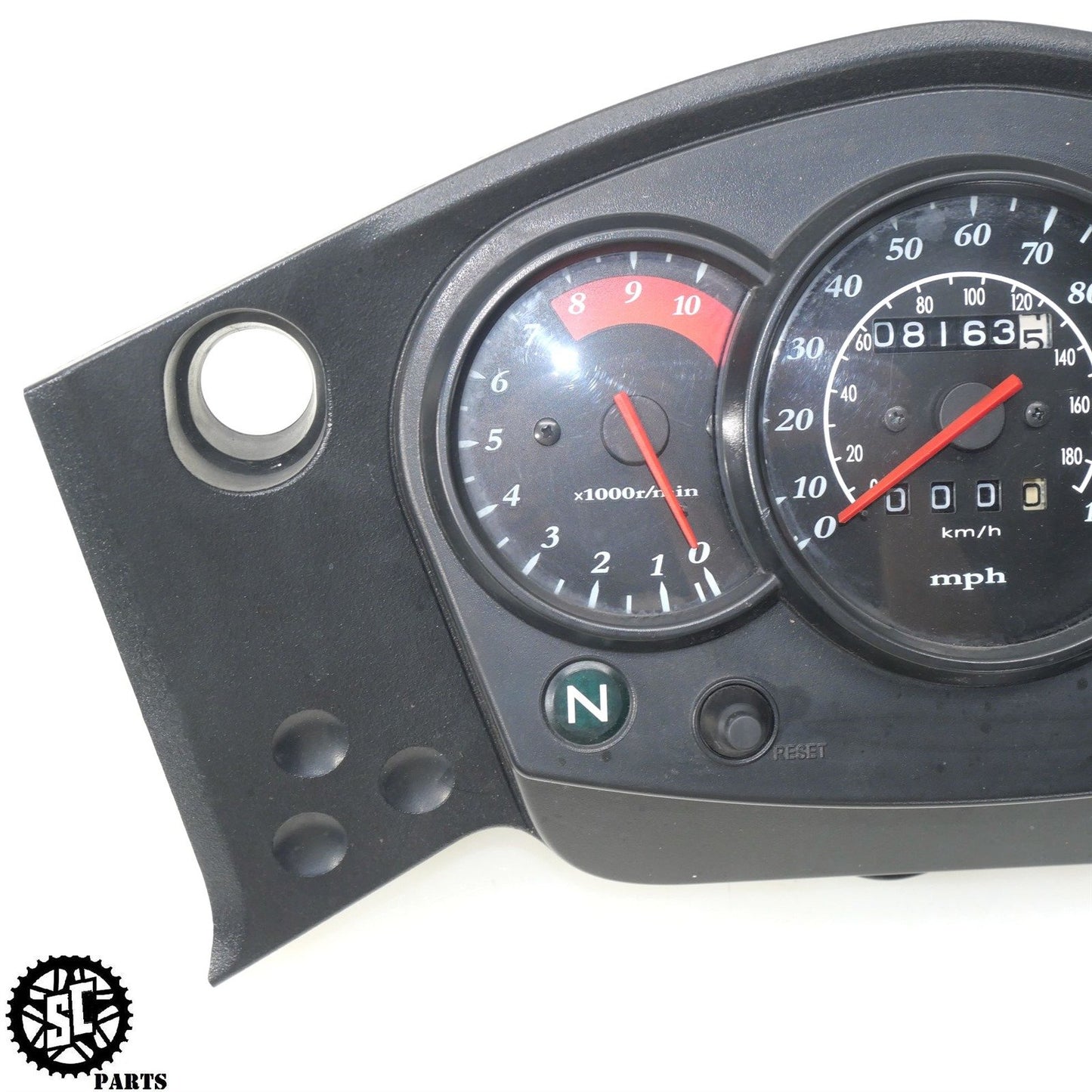 2012 KAWASAKI KLR 650 KL SPEEDOMETER INSTRUMENT GAUGE CLUSTER 8K 25031-0853 K50