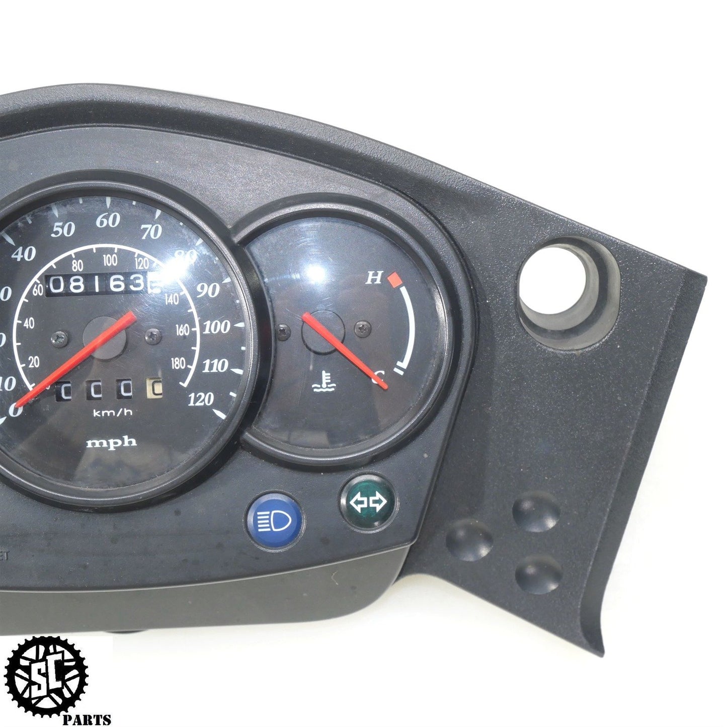 2012 KAWASAKI KLR 650 KL SPEEDOMETER INSTRUMENT GAUGE CLUSTER 8K 25031-0853 K50