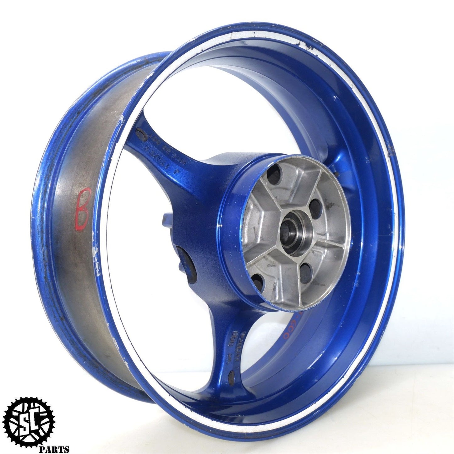 2007 SUZUKI GSXR 600 REAR WHEEL RIM SB S44