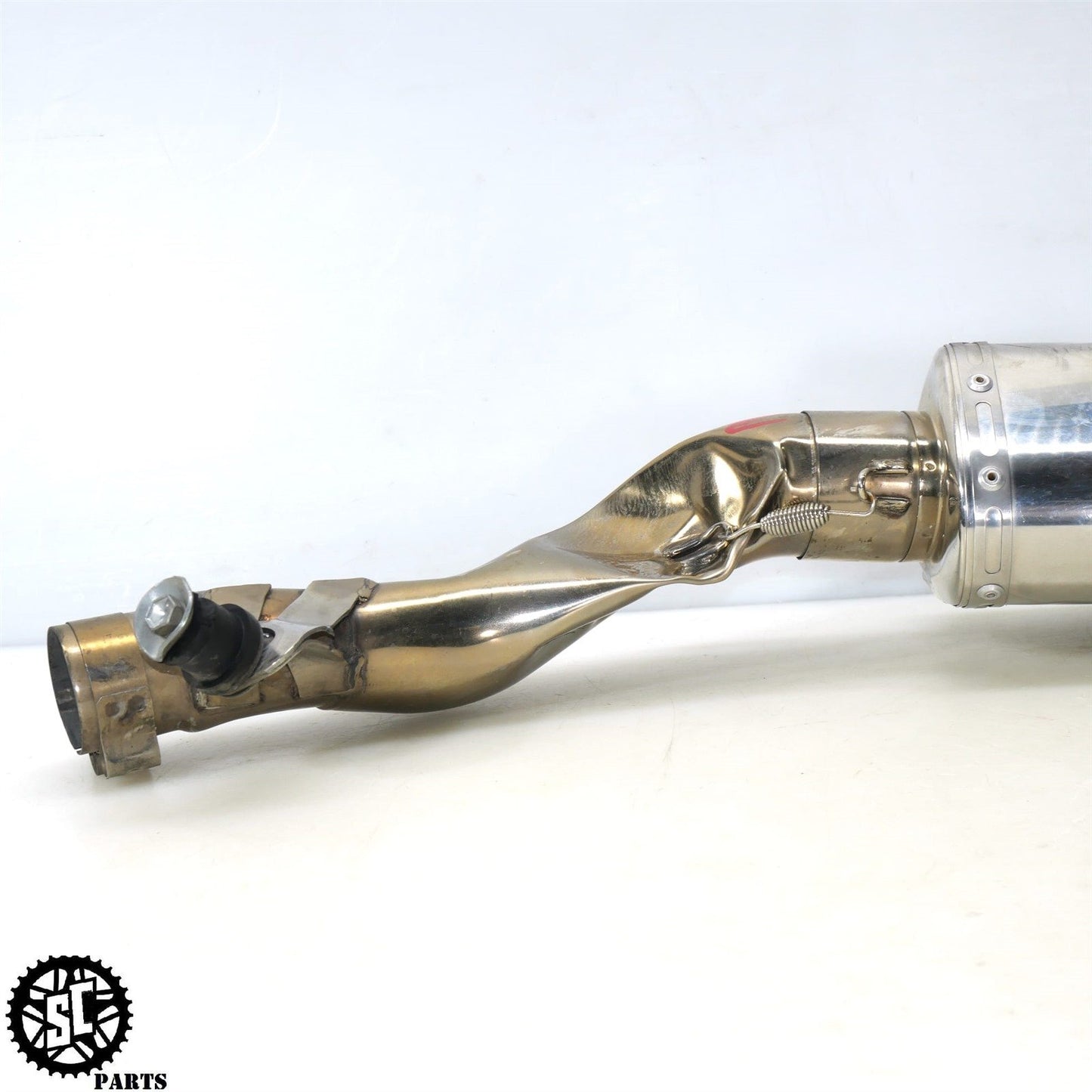 2005 2006 SUZUKI GSXR 1000 YOSHIMURA SLIP ON EXHAUST MID PIPE MUFFLER S22