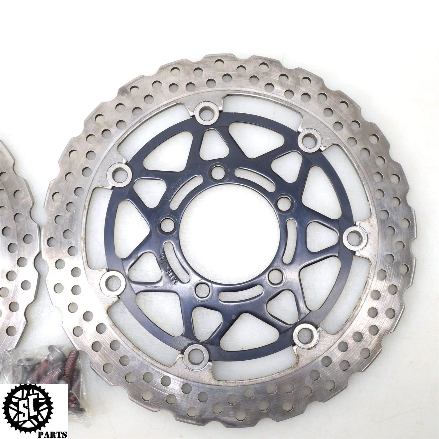 2007 2008 KAWASAKI NINJA ZX6R FRONT BRAKE ROTORS K22