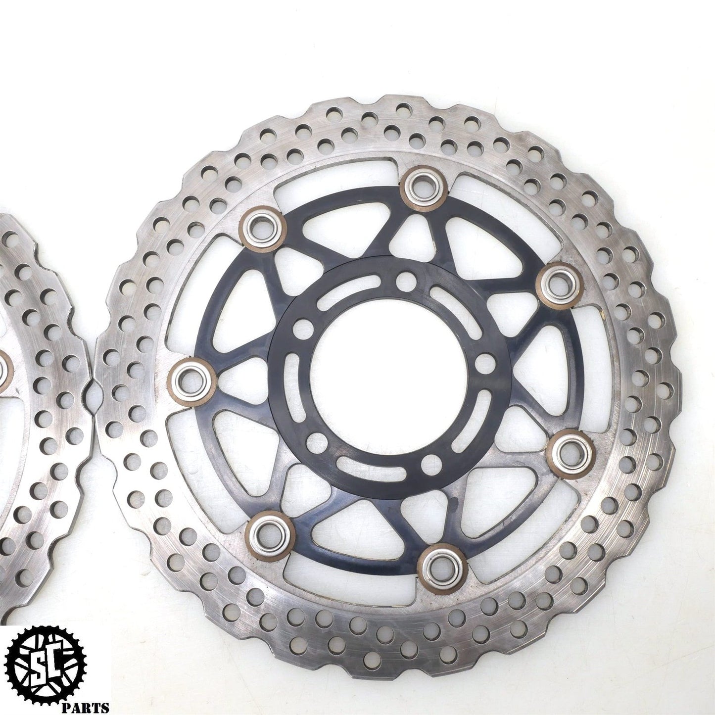 2007 2008 KAWASAKI NINJA ZX6R FRONT BRAKE ROTORS K22