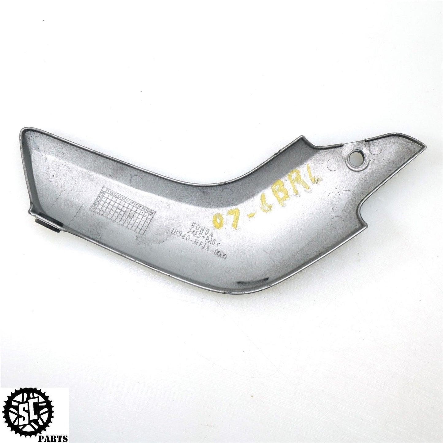 2007-2012 HONDA CBR600RR EXHAUST MID PIPE HEAT SHIELD COVER H32