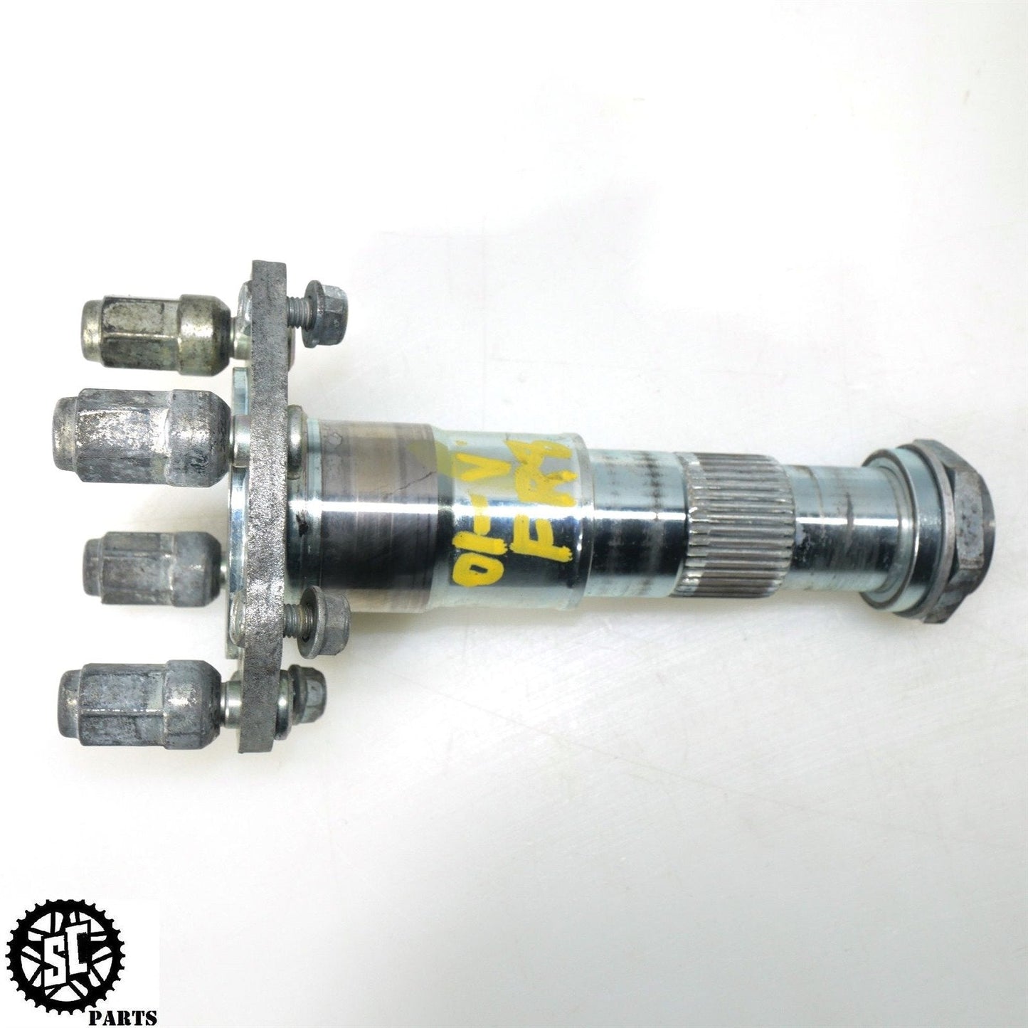 1998-2001 HONDA VFR800 REAR WHEEL AXLE SPINDLE WHEEL NUTS H03