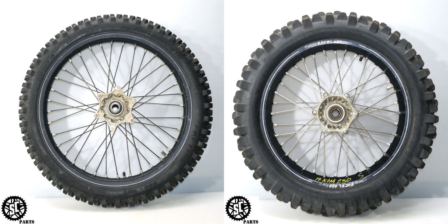 2019-2022 KTM 250 SX-F 350 450 EXCEL A60 FRONT REAR WHEEL TIRE 120/100 18 KT14