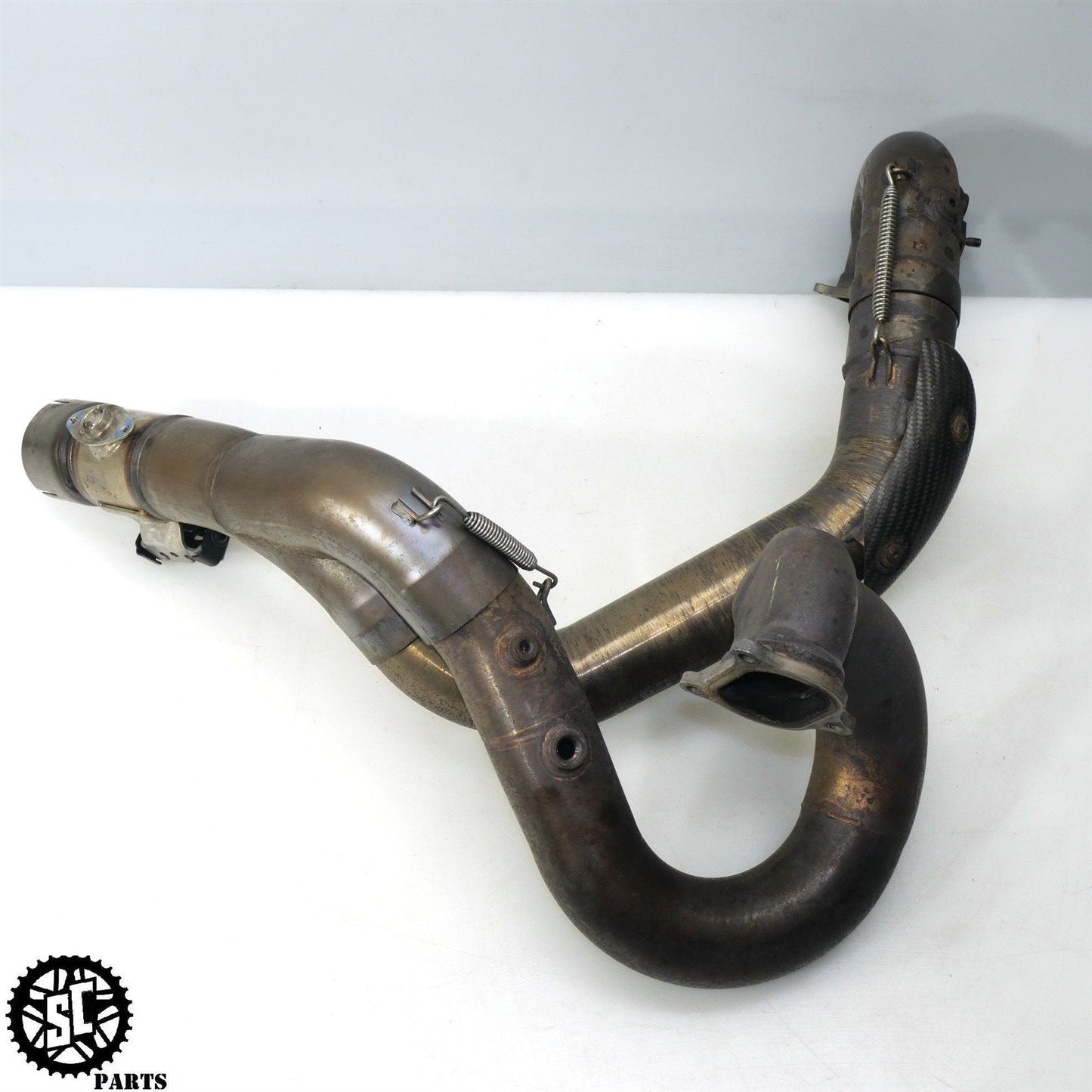 2015 DUCATI DIAVEL FULL EXHAUST HEADER PIPE MUFFLER AFTERMARKET D32