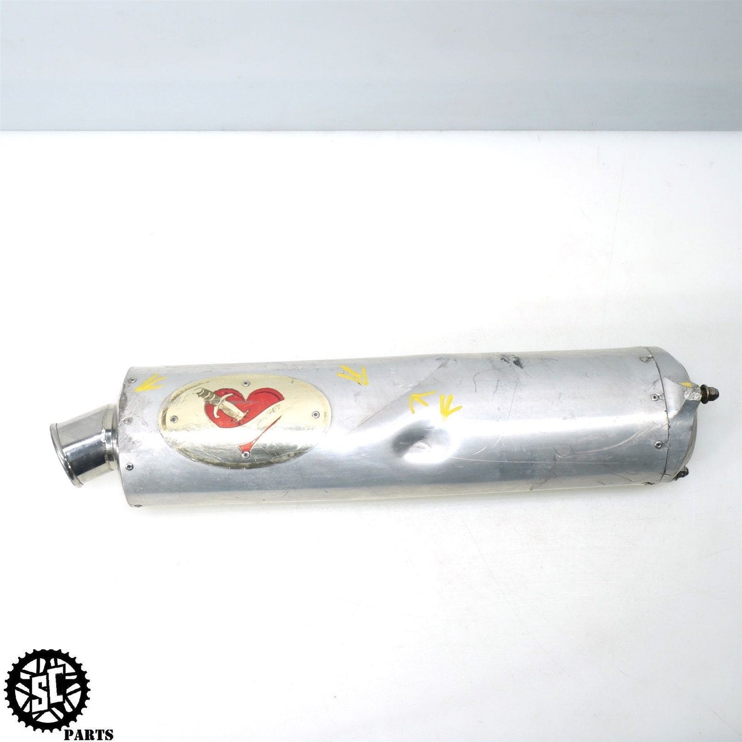 2002 2003 HONDA CBR954RR SLIP ON EXHAUST PIPE MUFFLER BOLT ON H42