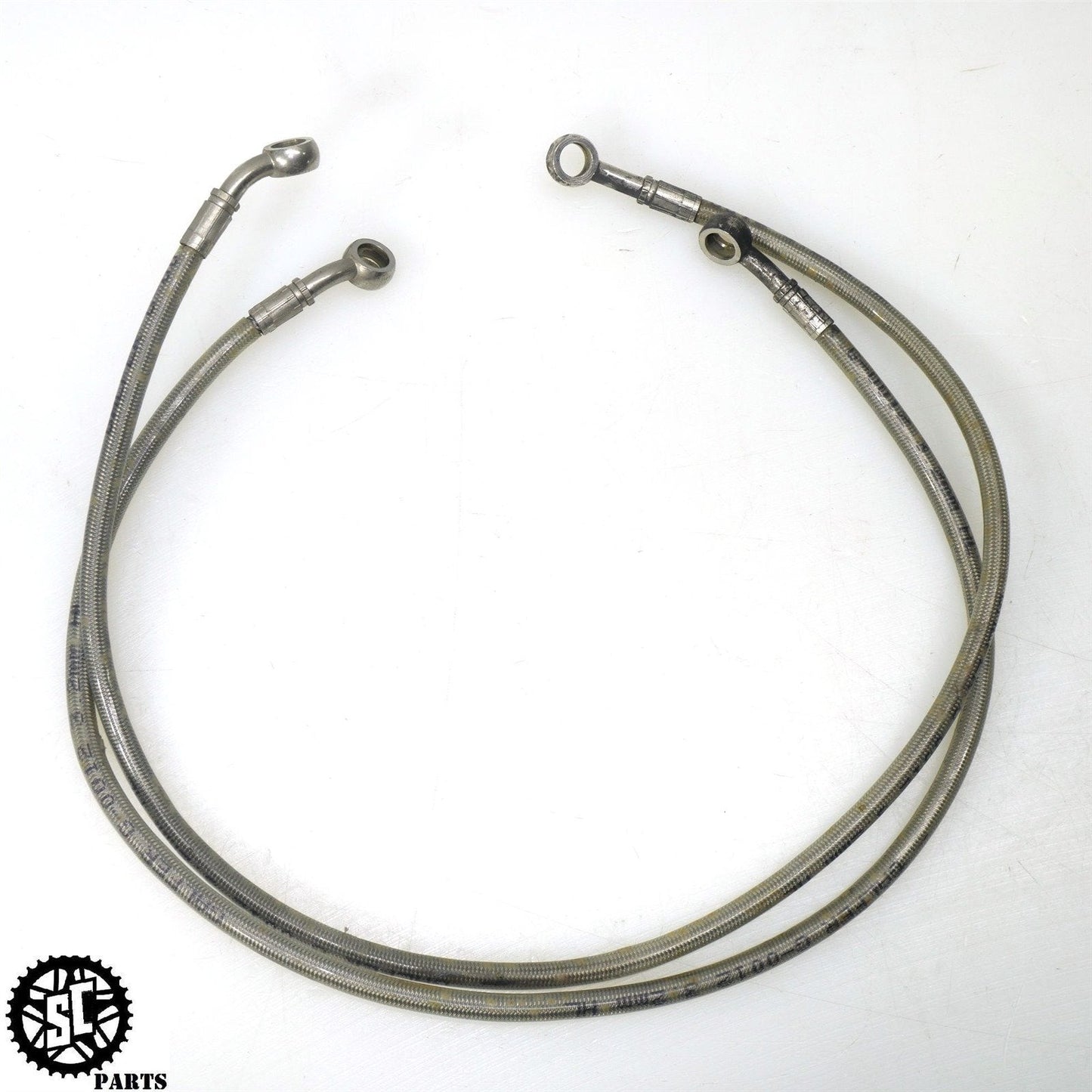 2004 2005 HONDA CBR1000RR FRONT BRAKE LINE STEEL BRAIDED H43