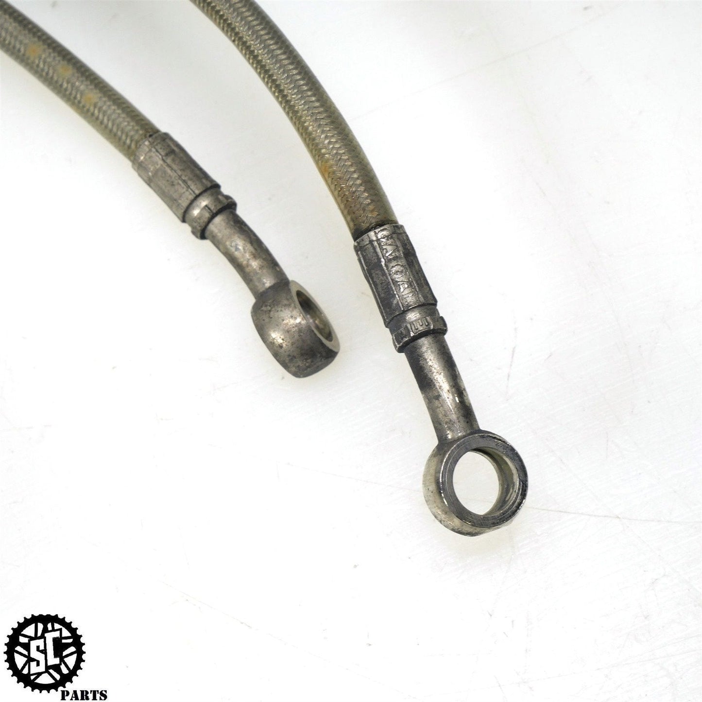 2004 2005 HONDA CBR1000RR FRONT BRAKE LINE STEEL BRAIDED H43