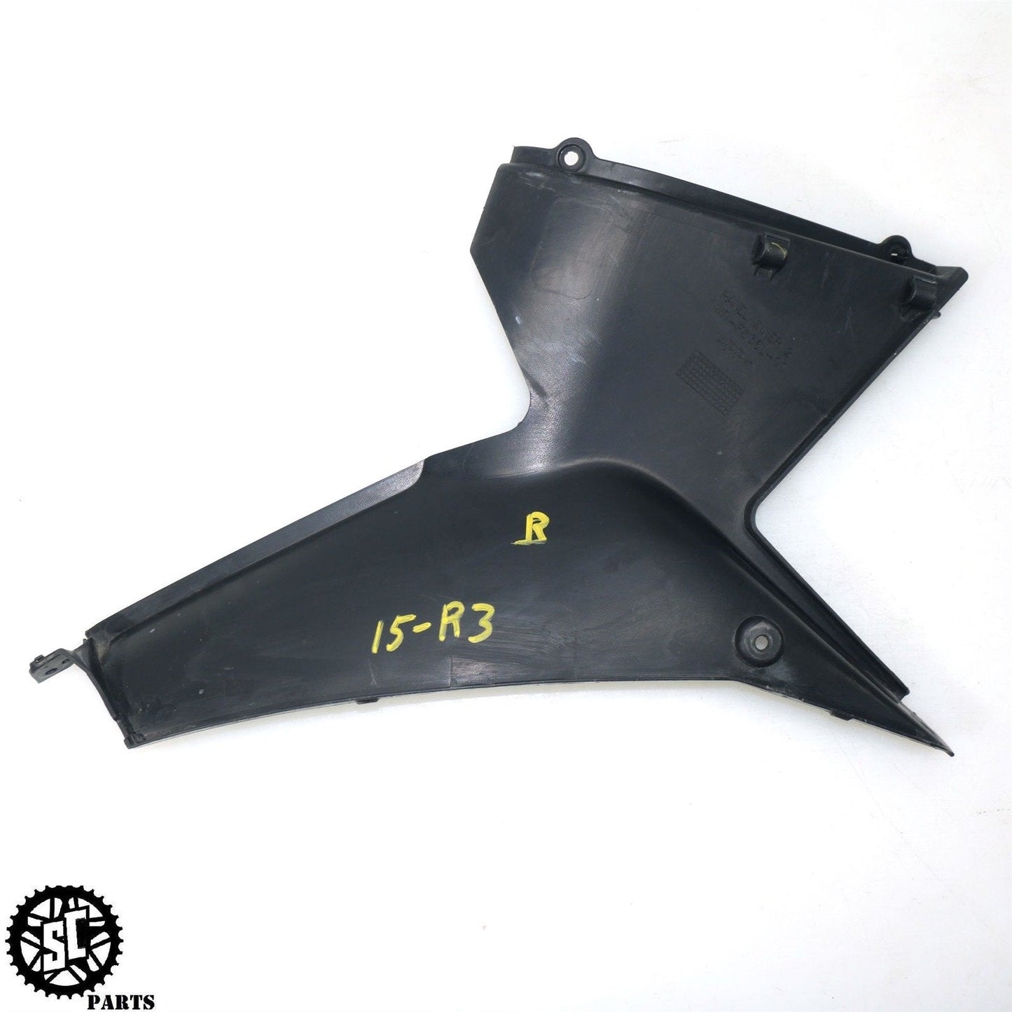 2015-2023 YAMAHA YZF R3 RIGHT INNER FAIRING TRIM PANEL Y16