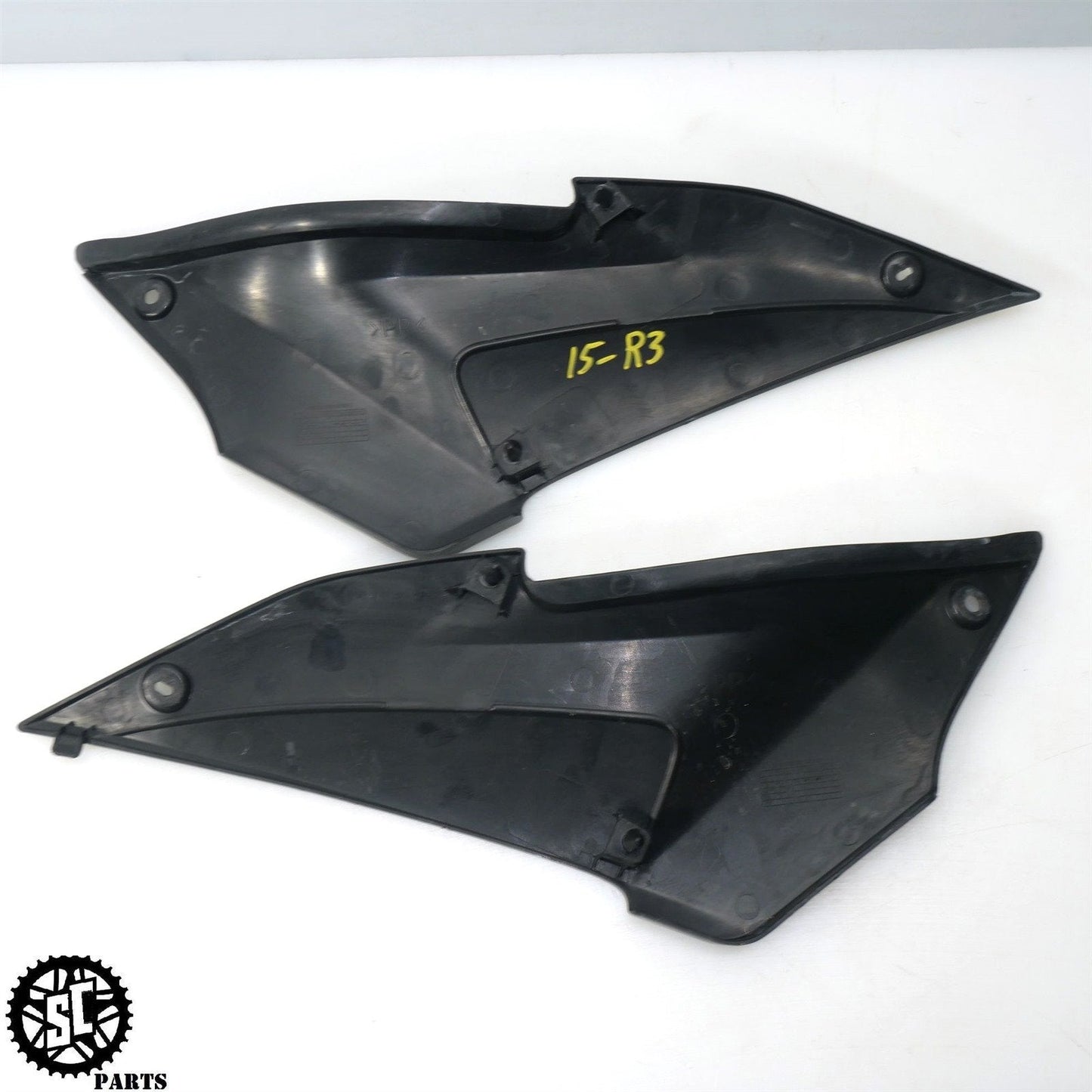 2015-2023 YAMAHA YZF R3 LEFT RIGHT SIDE FAIRING SEAT TANK TRIM PLASTIC Y16