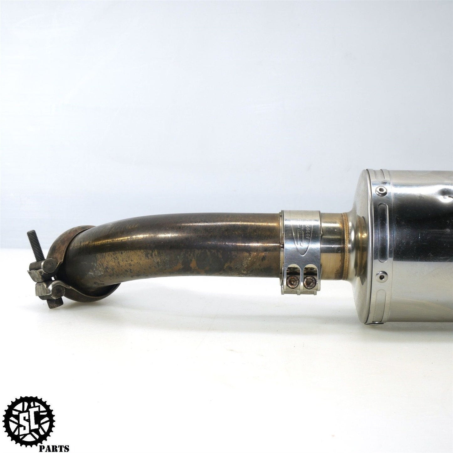 2005-2013 BMW F800ST DELKEVIC SLIP ON EXHAUST MUFFLER PIPE B28