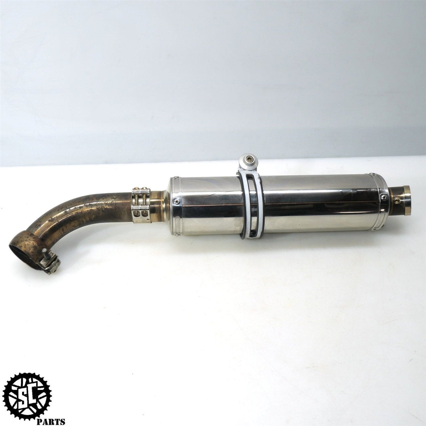 2005-2013 BMW F800ST DELKEVIC SLIP ON EXHAUST MUFFLER PIPE B28