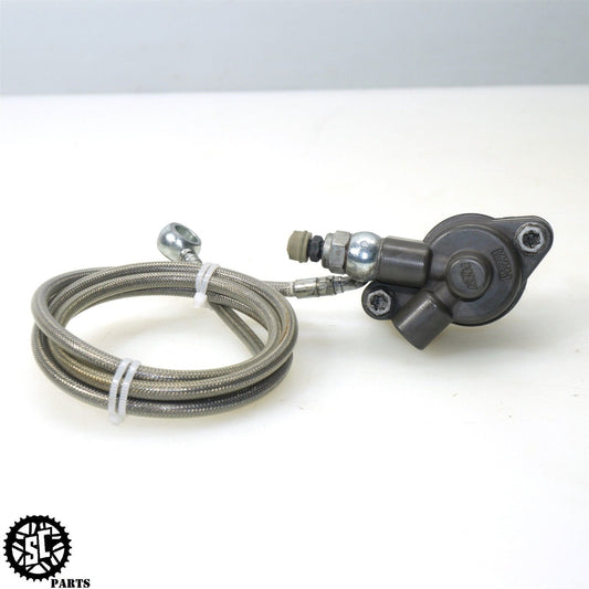 2011 KTM RC8 1190 CLUTCH SLAVE CYLINDER W STAINLESS STEEL LINE HOSE KT02