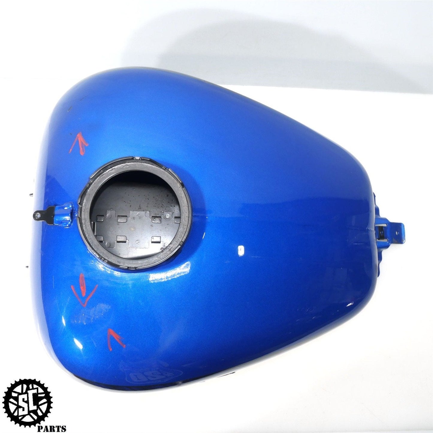 2014 HARLEY DAVIDSON ULTRA LIMITED JUPITER BLUE GAS TANK HD50
