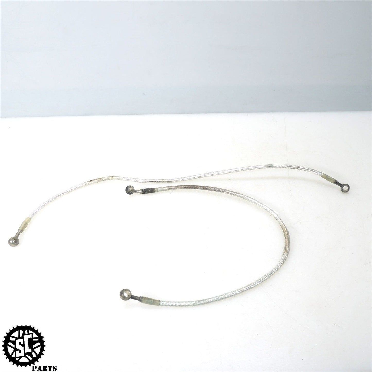 06-07 2007 KAWASAKI NINJA ZX10R FRONT BRAKE LINE STEEL BRAIDED K59