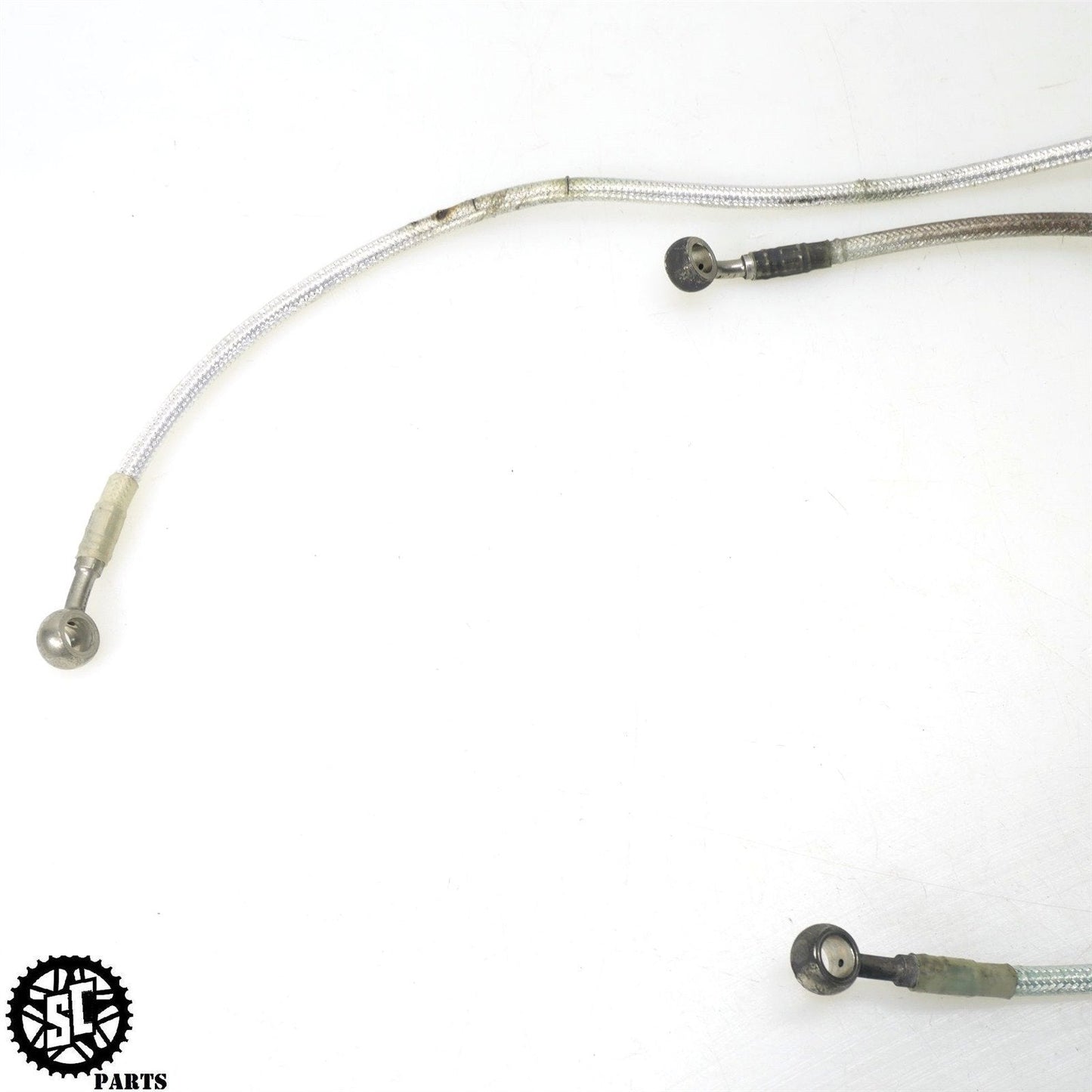 06-07 2007 KAWASAKI NINJA ZX10R FRONT BRAKE LINE STEEL BRAIDED K59