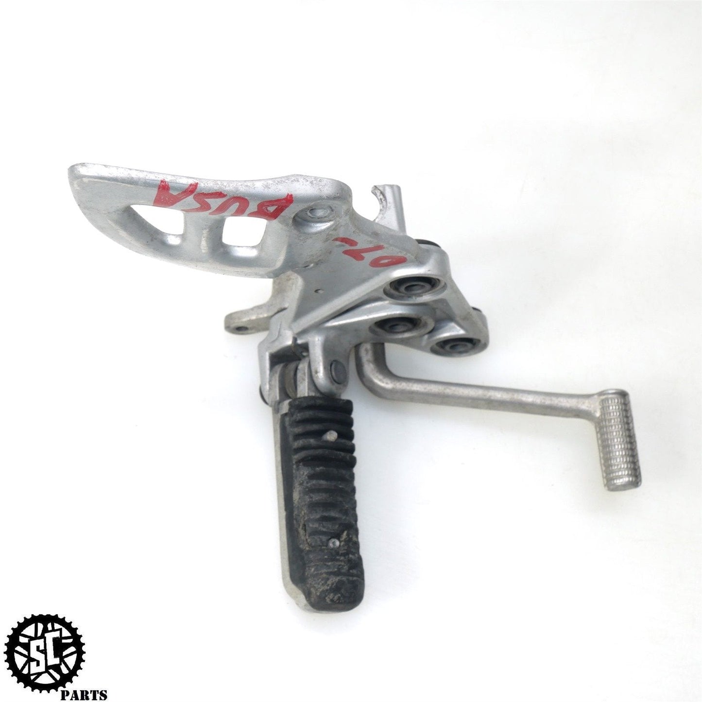 2001-2007 SUZUKI HAYABUSA FRONT RIGHT REARSET FOOT PEG BRAKE PEDAL S51