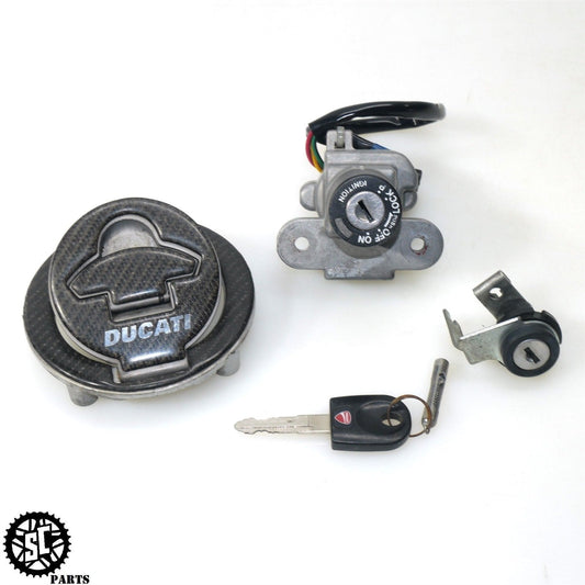 2007-2012 DUCATI 848 EVO IGNITION SWITCH LOCK SET D34