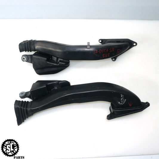 2007-2012 DUCATI 848 EVO AIR DUCT LEFT RIGHT SIDE TUBE D34