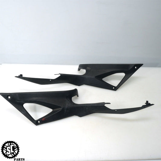 2007-2012 DUCATI 848 EVO RIGHT LEFT SIDE TANK FRAME TRIM COVER FAIRING OEM D34