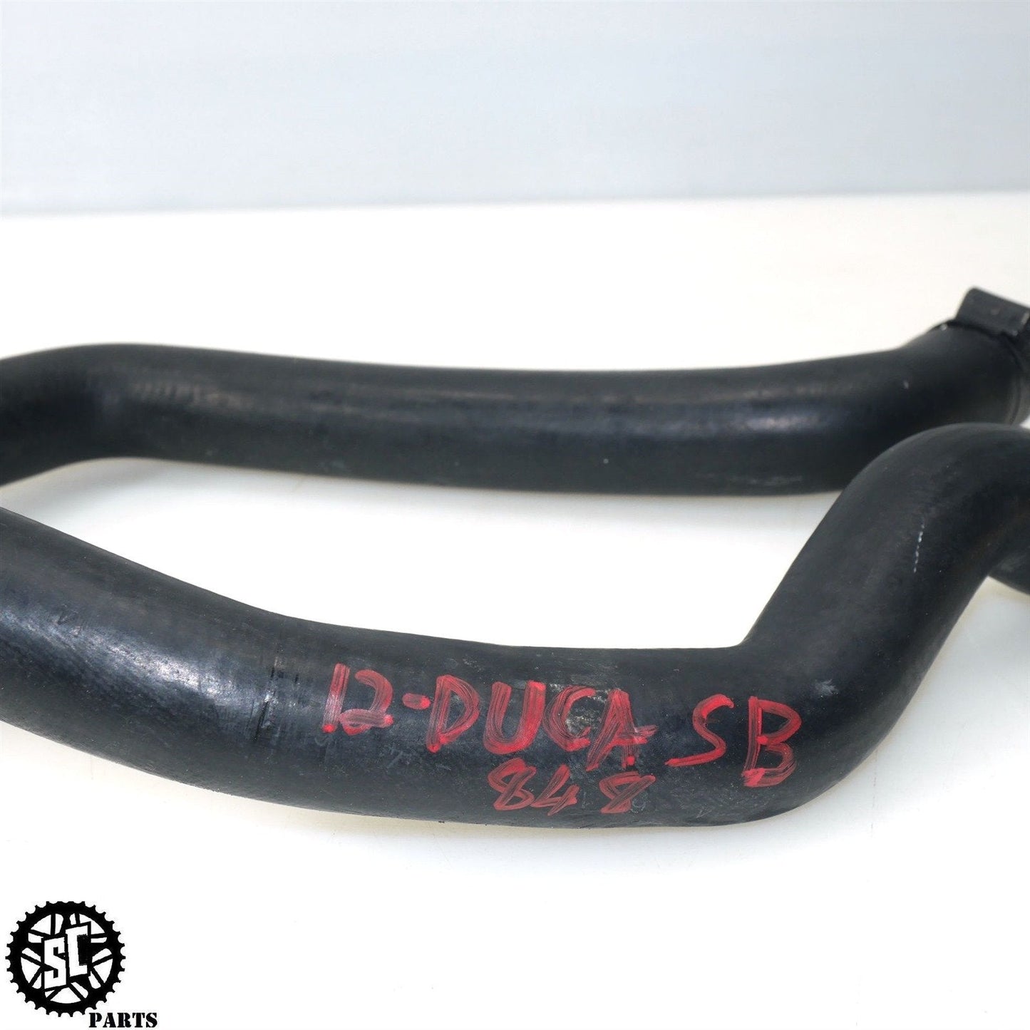 2007-2012 DUCATI 848 EVO RADIATOR COOLANT HOSE LINE D34