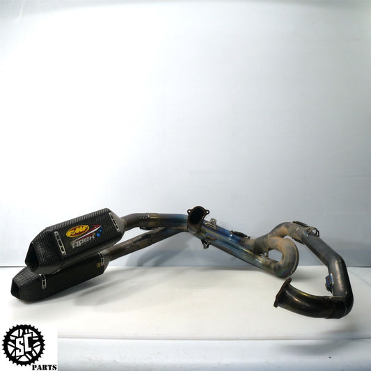 2007-2012 DUCATI 848 EVO FMF APEX FULL EXHAUST SYSTEM SLIP ON PIPE D34
