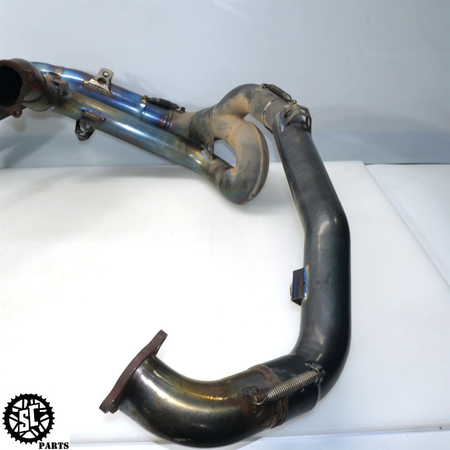 2007-2012 DUCATI 848 EVO FMF APEX FULL EXHAUST SYSTEM SLIP ON PIPE D34