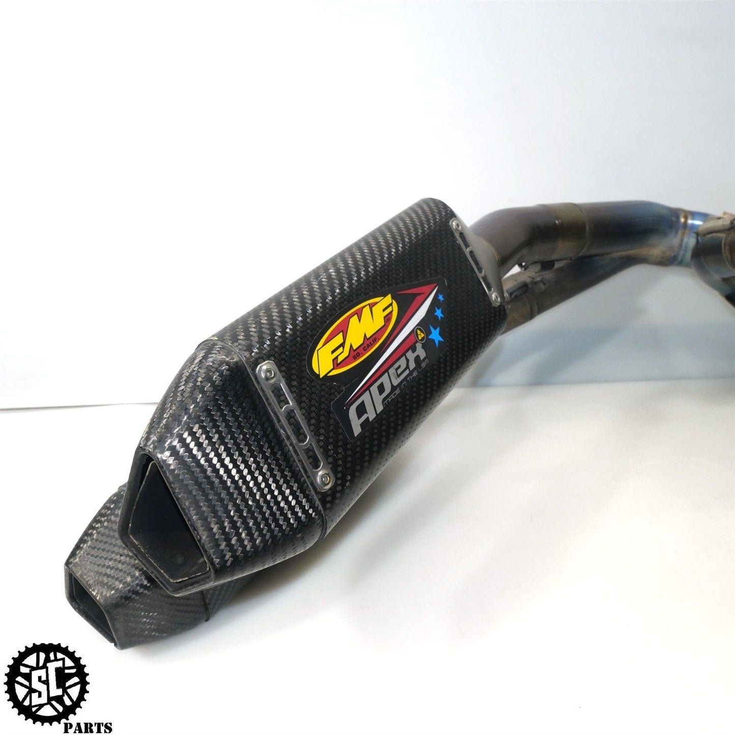 2007-2012 DUCATI 848 EVO FMF APEX FULL EXHAUST SYSTEM SLIP ON PIPE D34