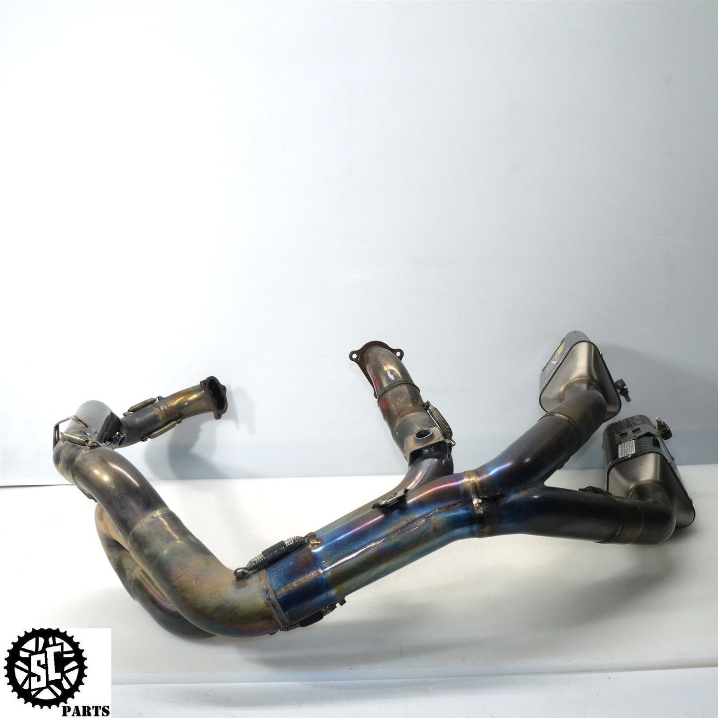 2007-2012 DUCATI 848 EVO FMF APEX FULL EXHAUST SYSTEM SLIP ON PIPE D34