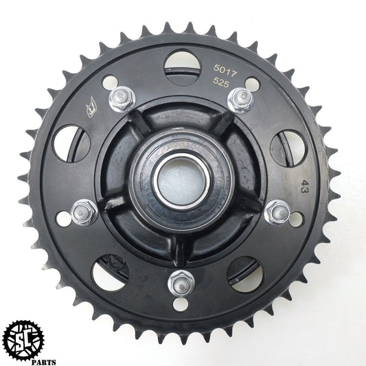 06 07 SUZUKI GSXR 600 REAR SPROCKET DRIVEN 525 5017 43T STEEL S21