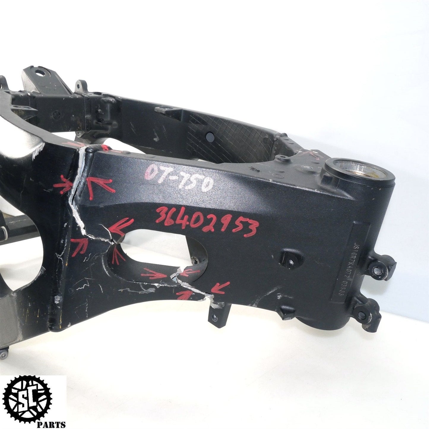 06 07 SUZUKI GSXR 750 FRAME CHASSIS *B* S15