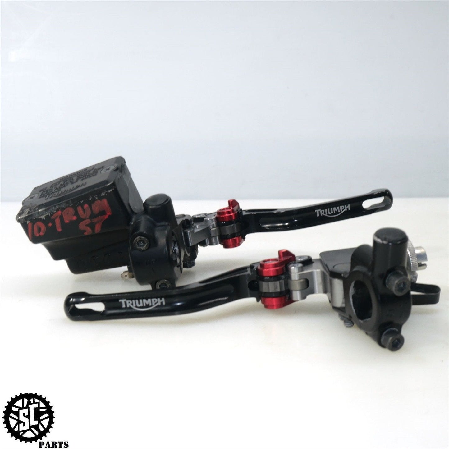 07-12 TRIUMPH RACING STREET TRIPLE 675 FRONT BRAKE MASTER CLUTCH PERCH LEVER T40