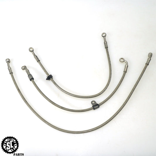 2007-2012 TRIUMPH STREET TRIPLE 675 FRONT REAR BRAKE LINE T40