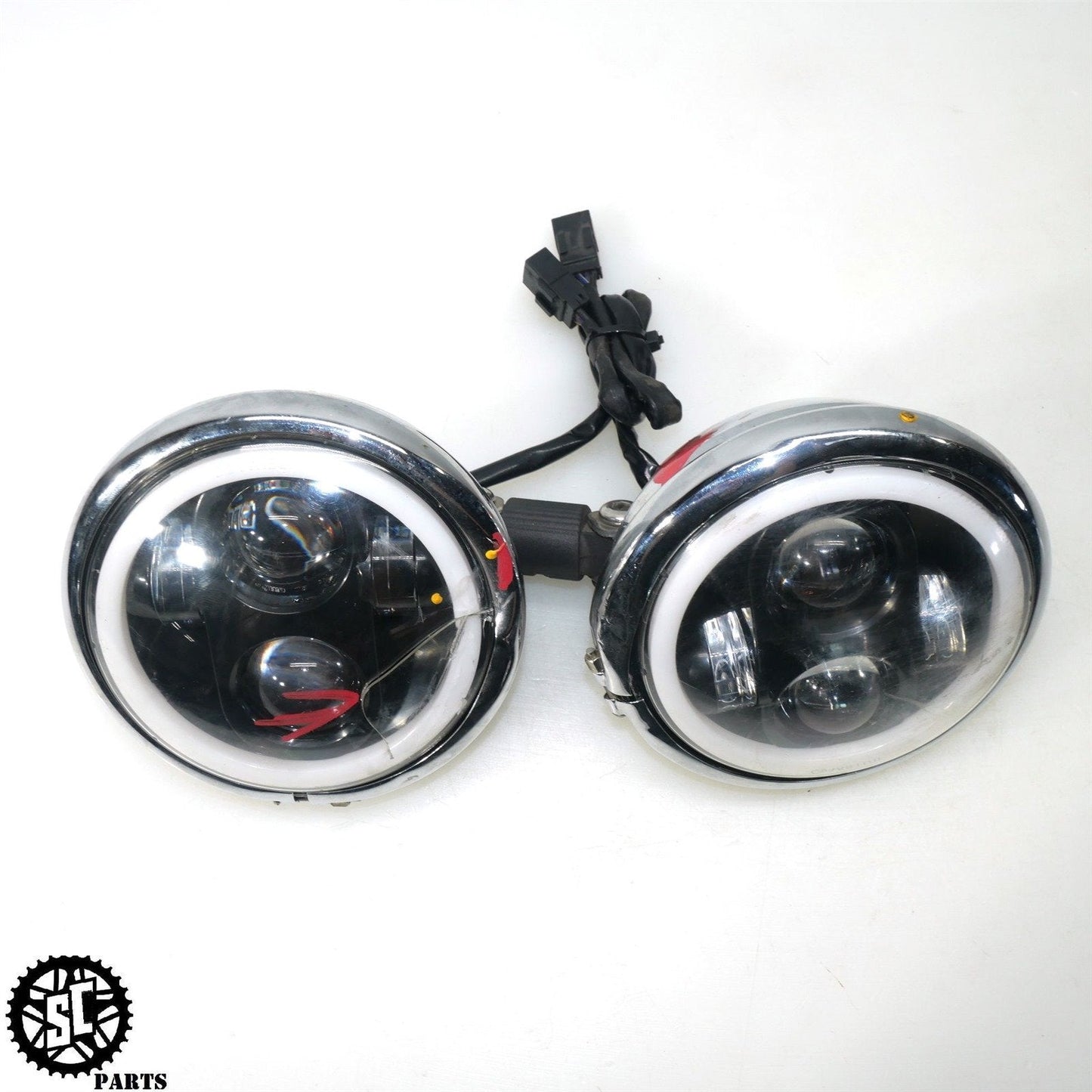 2007-2012 TRIUMPH STREET TRIPLE 675 HEADLIGHT BUCKET LEFT RIGHT BRACKET T40