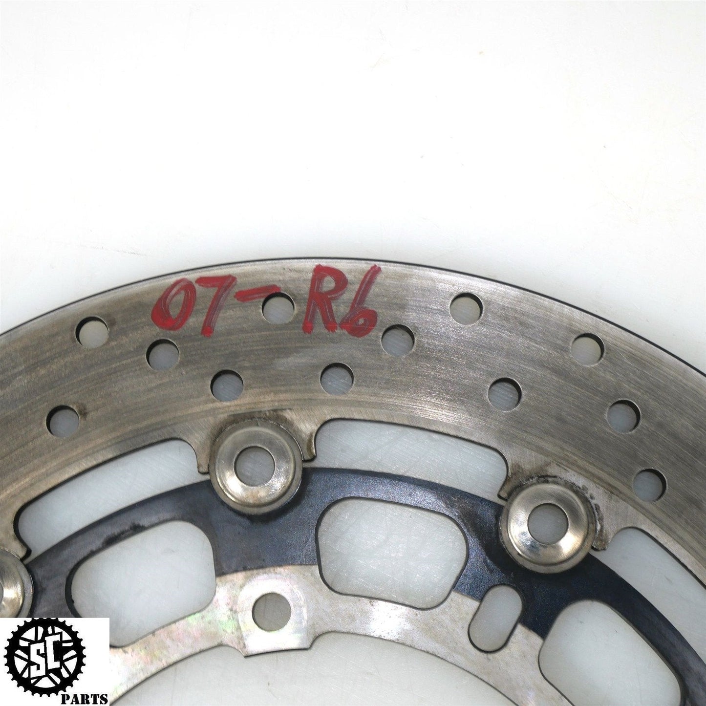 08-16 YAMAHA YZF R6 FRONT BRAKE ROTOR DISC LEFT RIGHT Y17