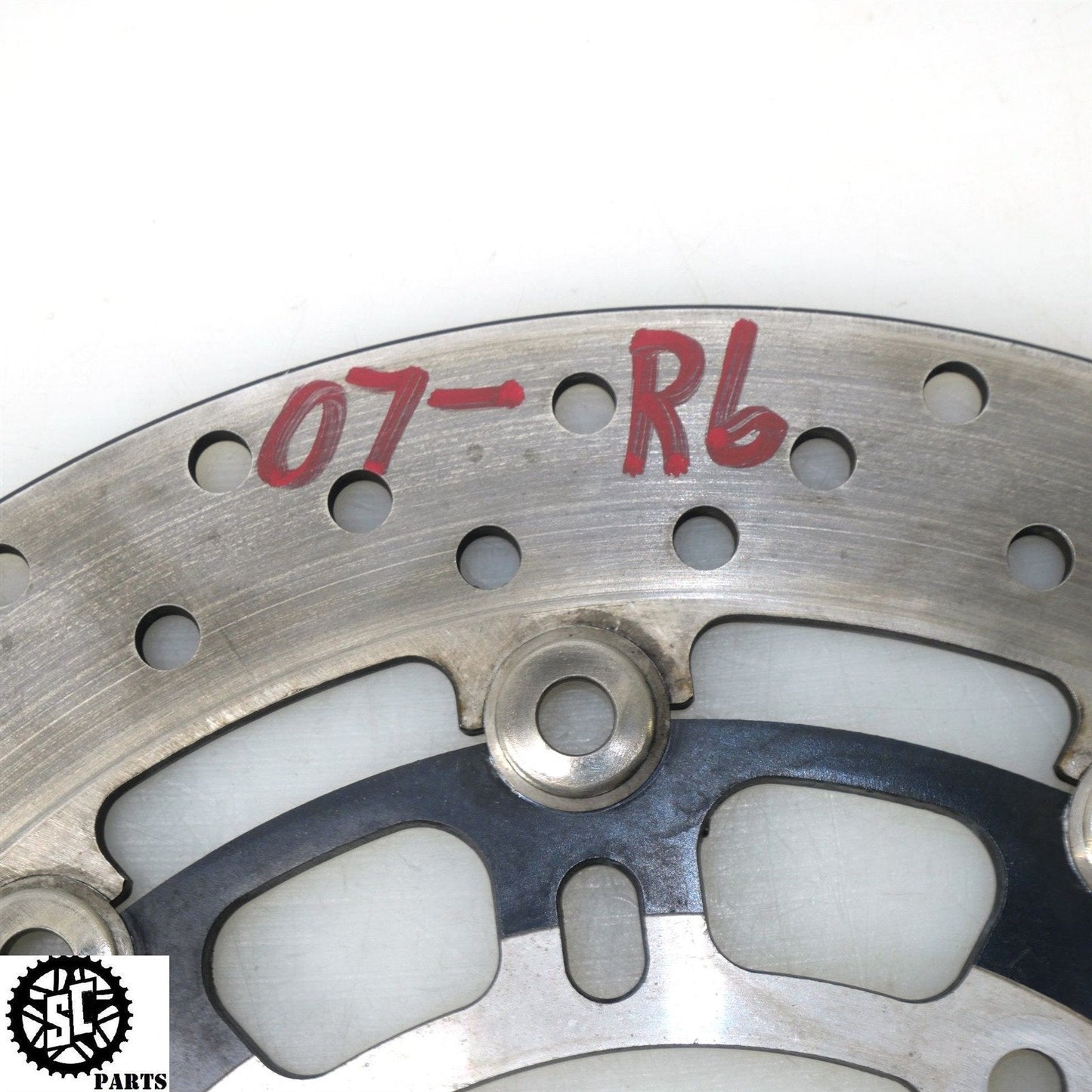 08-16 YAMAHA YZF R6 FRONT BRAKE ROTOR DISC LEFT RIGHT Y17