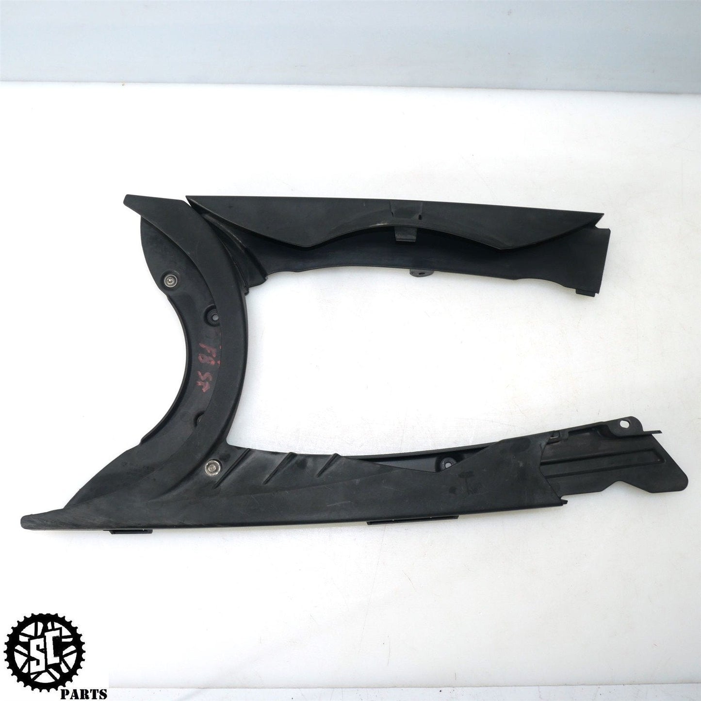 06-12 BMW F800ST LOWER UPPER BELT GUARD SHIELD B18