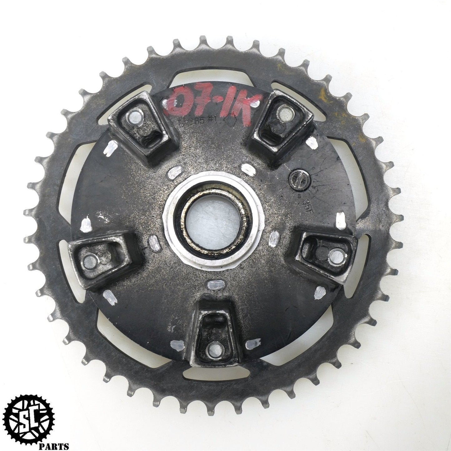 07 08 SUZUKI GSXR1000 REAR HUB SPROCKET CARRIER SUPERSPROX 43T S26