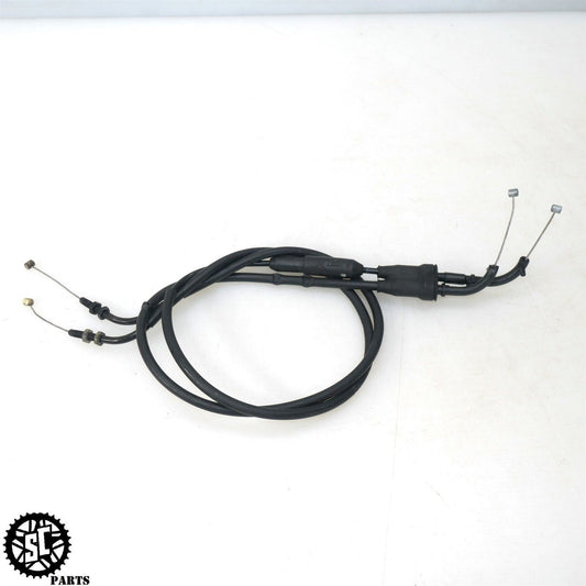 09-12 TRIUMPH STREET TRIPLE 675 THROTTLE CABLES T45