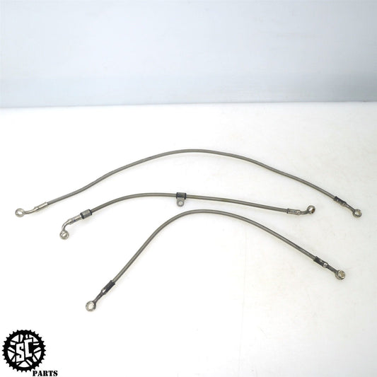 09-12 TRIUMPH STREET TRIPLE 675 BRAKE LINE FRONT REAR T45