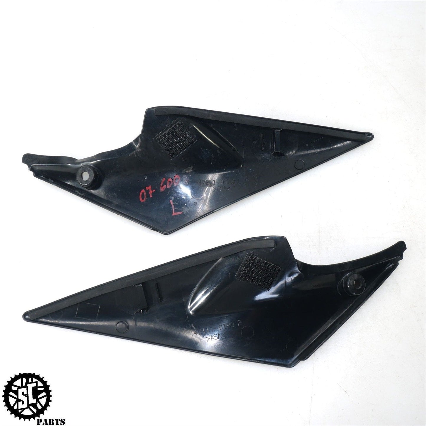 06 07 SUZUKI GSXR 600 FUEL GAS TANK SEAT FAIRING TRIM S32