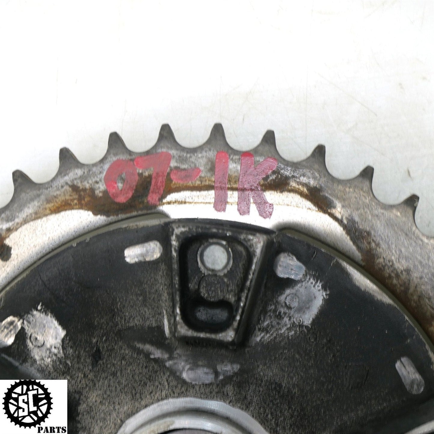 07 08 SUZUKI GSXR1000 REAR SPROCKET HUB 43T S57