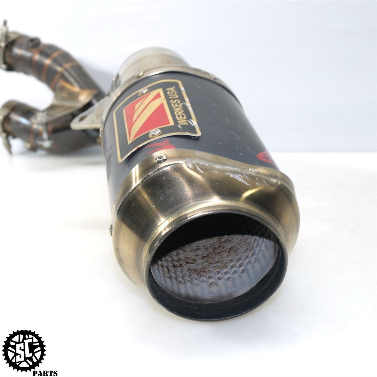 2015-2019 YAMAHA YZF R1 COMPETITION WERKES GP SLIP ON EXHAUST Y PIPE MUFFLER Y01