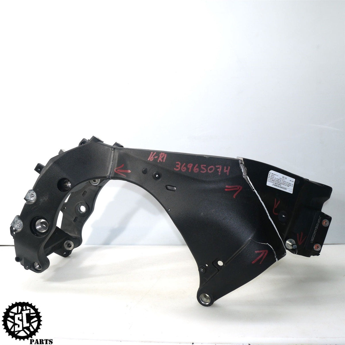 Frame Neck R1 2015-2019 YAMAHA YZF R1 M FRAME CHASSIS *S* Y01 – SALVAGECYCLEPARTS