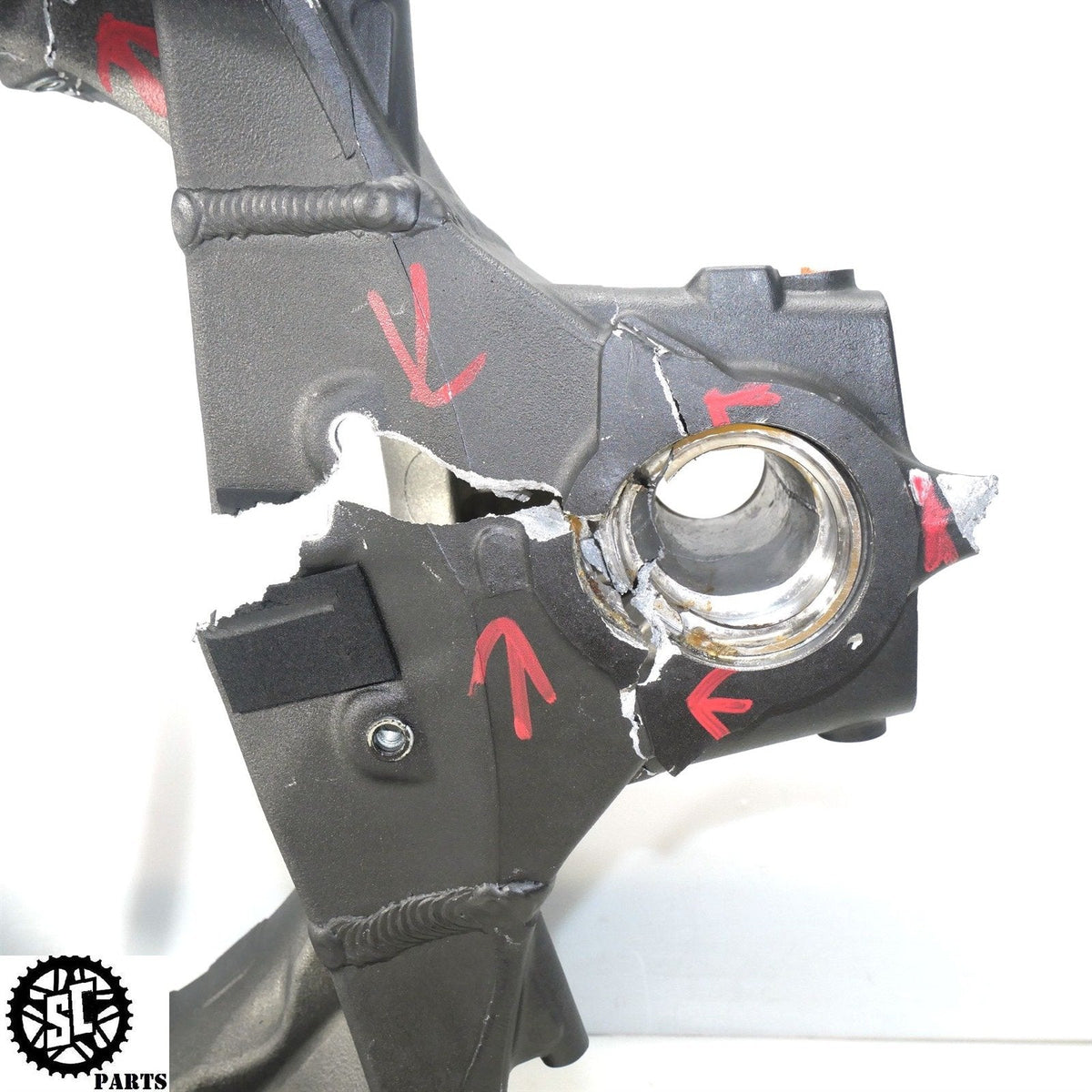 Frame Neck R1 2015-2019 YAMAHA YZF R1 M FRAME CHASSIS *S* Y01 – SALVAGECYCLEPARTS