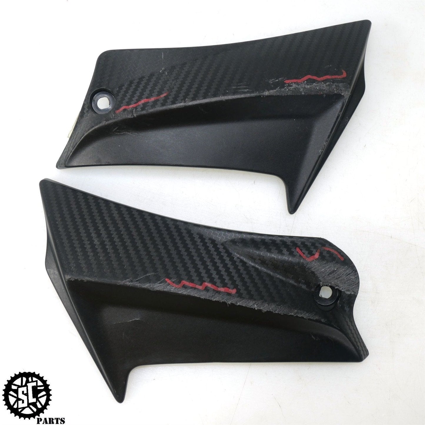 11-23 SUZUKI GSXR 600 750 SIDE FAIRING FRAME COVER TRIM S61